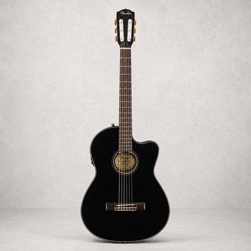 Классическая гитара Fender CN-140SCE WN Black