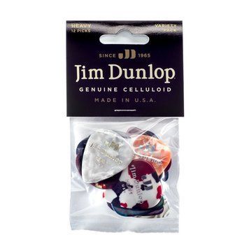 Набір медіаторів Dunlop Celulloid Pick Heavy VVariety Pack