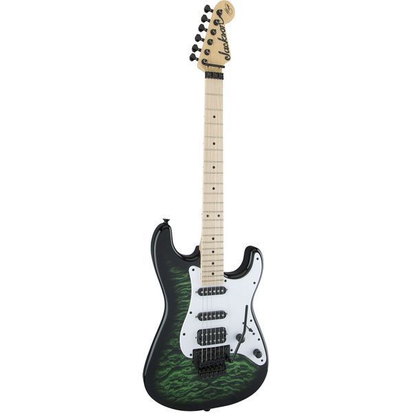 Электрогитара JACKSON X Signature Adrian Smith SDXQ MN Transparent Green