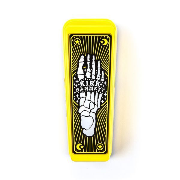 Педаль эффекта Dunlop KH95Y Kirk Hammett Cry Baby Wah Yellow Sparkle Edition