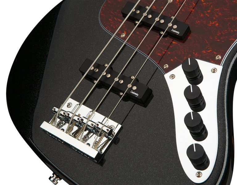 Бас-гітара SADOWSKY MetroExpress 21-Fret Vintage J/J Bass, Maple, 4-String (Solid Black High Polish)