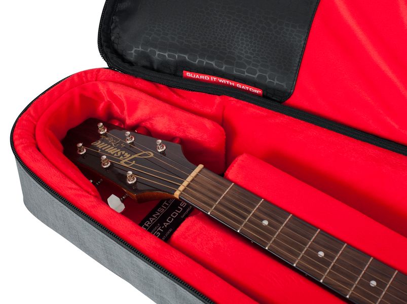 Чохол для гітари GATOR GT-ACOUSTIC-GRY TRANSIT SERIES Acoustic Guitar Bag