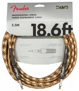 Кабель инструментальный Fender Cable Professional Series 18.6' Desert Camo