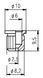 Втулка для кріплення струн PAXPHIL HS017 CR Guitar String Mounting Ferrule (Chrome) - фото 3
