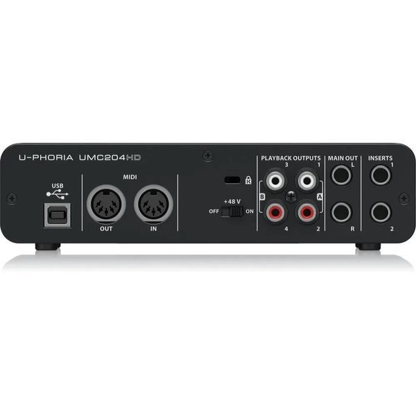 Аудіоінтерфейс BEHRINGER UMC204HD
