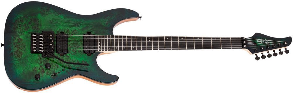 Електрогітара Schecter C-6 FR PRO Aqua Burst (AQB)