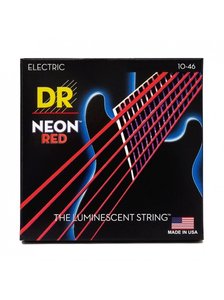 Струни для електрогітари DR Strings Neon Red Electric - Medium (10-46)