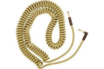 Кабель инструментальный FENDER Cable Deluxe Series Coil 30" Tweed