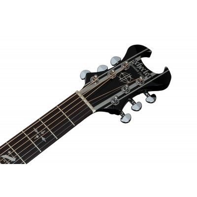 Електроакустична гітара з вирізом та підключенням SCHECTER SYNYSTER GATES 'SYN AC GA SC' ACOUSTIC BLK