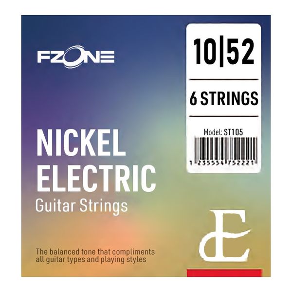 Струны для электрогитары Fzone ST105 Electric Nickel (10-52)