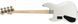 Бас-гитара SQUIER by FENDER CONTEMPORARY ACTIVE J BASS HH MN Flat White - фото 7