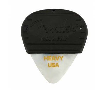 Набор медиаторов Fender Mojo Grip 3 Pack White Moto Heavy