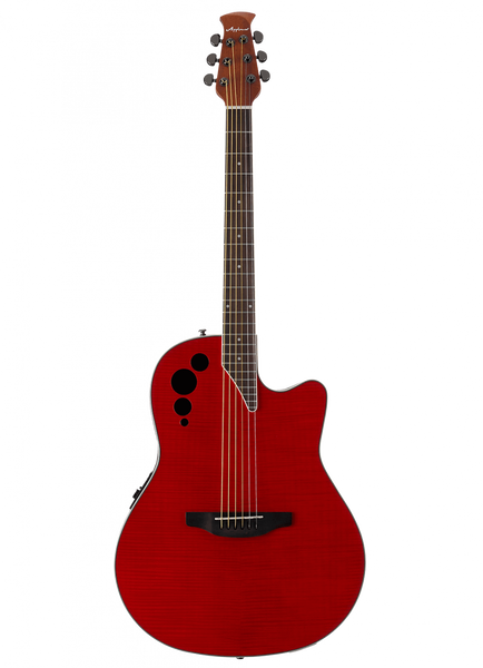 Электроакустическая гитара Ovation Applause® Elite AE44IIP-CHF Exotic Mid Depth Cherry Flame