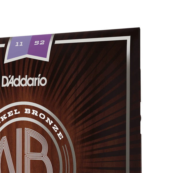 Струни для акустичної гітари D'ADDARIO NB1152 Nickel Bronze Custom Light (11-52)