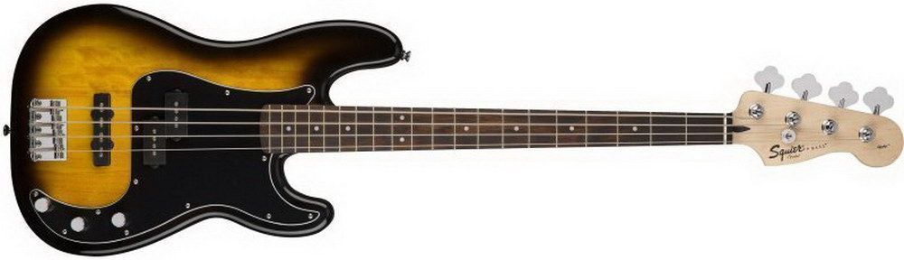 Бас-гитара SQUIER by FENDER PJ BASS PACK Brown Sunburst