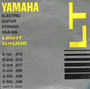 Струны для электрогитары YAMAHA GSA50L Electric Light (10-46)