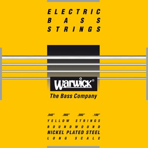 Струны для бас-гитары WARWICK 41210 Yellow Label Medium Light 4-String (40-100)