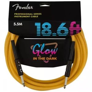 Кабель инструментальный Fender Cable Professional Series 18.6' Glow in Dark Orange