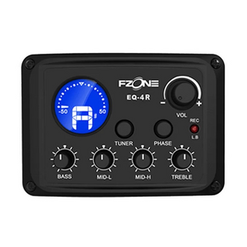 Преамп для акустичної гітари Fzone EQ-4R 4-Band EQ Acoustic Preamp w/USB