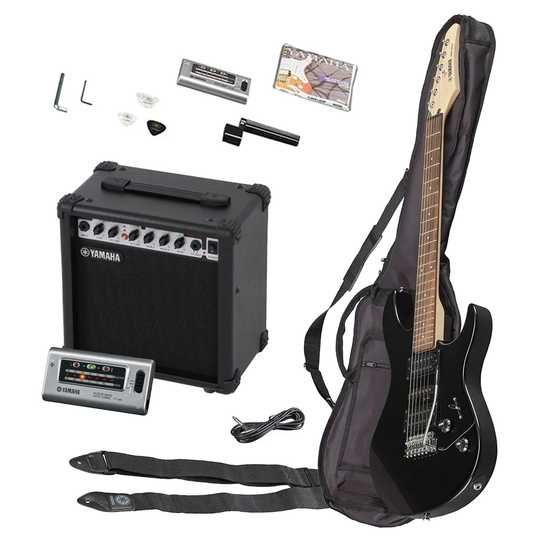 Гитарный набор YAMAHA ERG121 GPII (Black) + чехол, комбоусилитель