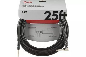Кабель інструментальний Fender Cable Professional Series 25' Angled Black
