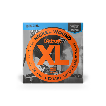 Струни для електрогітари D'ADDARIO ESXL110 XL Nickel Wound Regular Light Double Ball End (10-46)