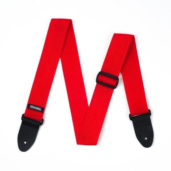 Гитарный ремень Dunlop D0701RD Poly Red Strap