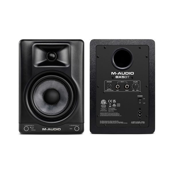 Студийные мониторы M-AUDIO BX5BT Powered Desktop Studio Monitors with Bluetooth