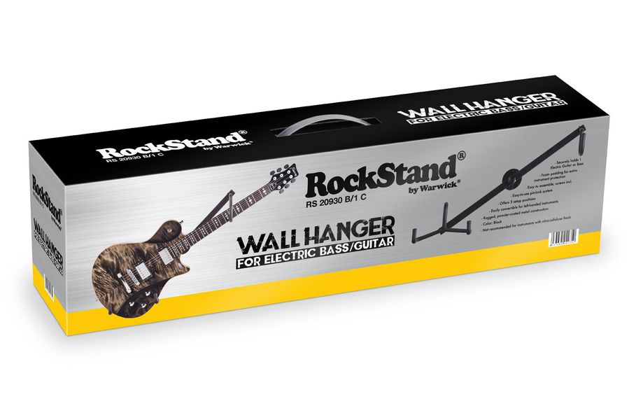 Стійка ROCKSTAND RS20930 B - Electric Guitar Wall Hanger, horizontal