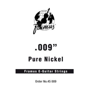 Струны для электрогитары FRAMUS 45009 Blue Label - Electric Guitar Single String, .009