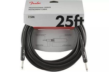 Кабель інструментальний Fender Cable Professional Series 25' Black