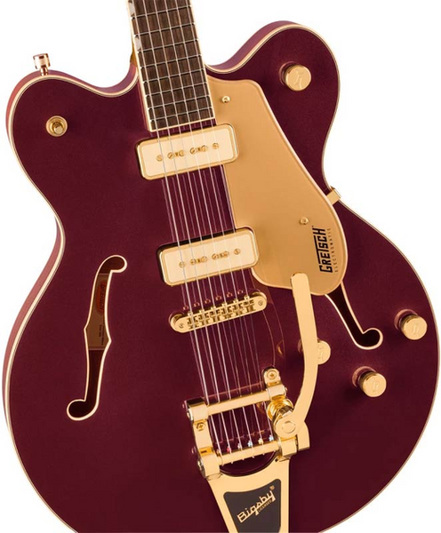 Полуакустическая гитара  Gretsch Electromatic Pristine Ltd Center Block Double-Cut With Bigsby Dark Cherry Metallic