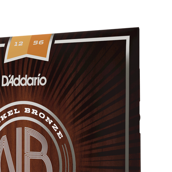 Струны для акустической гитары D'ADDARIO NB1256 Nickel Bronze Light Top / Medium Bottom (12-56)