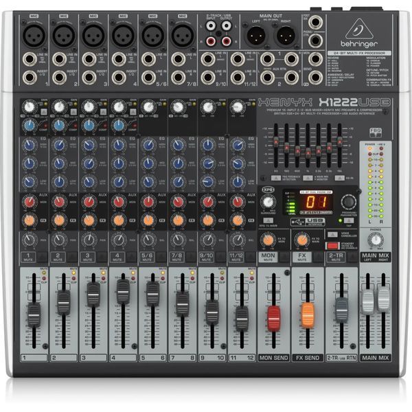 Мікшерний пульт BEHRINGER XENYX X1222USB
