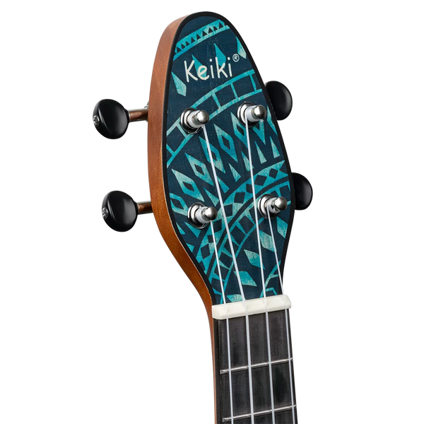 Укулеле Ortega Keiki K2SS-BKC Sopano, Super Scale, Blue kaleido (комплект)