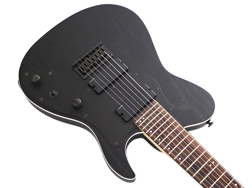 Электрогитара 7-струнная FGN JIL73-ASH-DER Iliad Dark Evolution Series (Open Pore Black) с чехлом