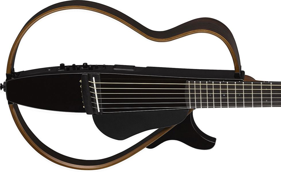 Silent гитара YAMAHA SLG200S (Translucent Black)