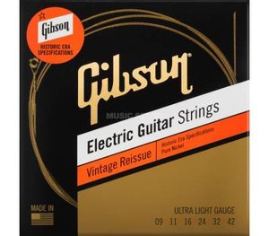 Струни для електрогітари GIBSON SEG-HVR9 Vintage Reissue 9-42 Ultra Light