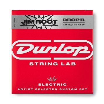 Струны для электрогитары Dunlop JRN1156DB Jim Root String Lab Series Guitar Strings 11-56 | Drop B