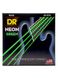 Струны для бас-гитары DR Strings Neon Green Bass - Medium (45-105) - фото 1