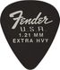 Набор медиаторов Fender 351 Dura-Tone 1.21 12-Pack, Black - фото 1