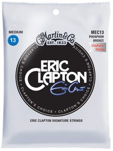 Струни для акустичної гітари MARTIN MEC13 Clapton's Choice Phosphor Bronze Medium (13-56)