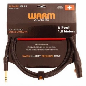 Кабель Warm Audio Prem-XLRf-TRSm-6'