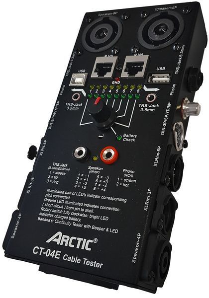 Тестер кабелей универсальный ARCTIC CT04E