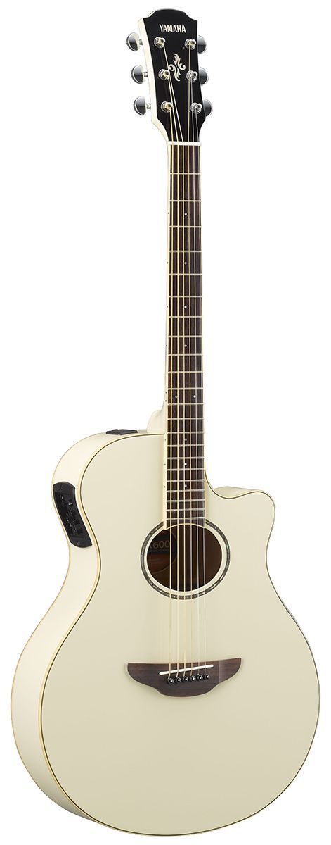 Электроакустическая гитара YAMAHA APX600 (Vintage White) ○ Купить