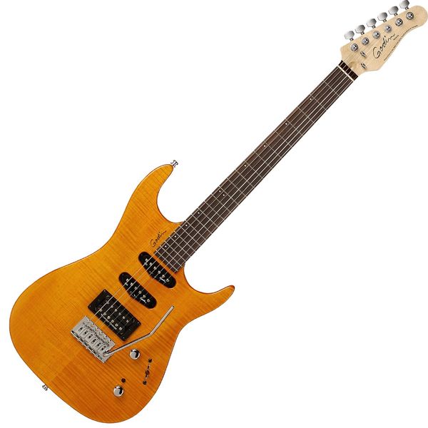 Електрогітара Godin 030842 - Velocity H.D.R. Amber Flame RN (Made in Canada)