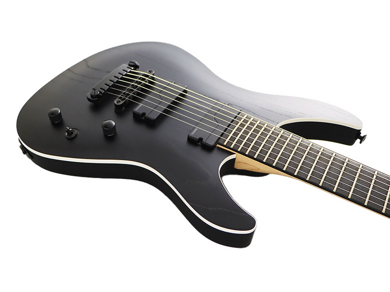 Електрогітара 7-струнна FGN JMY73-ASH-E Mythic Standard Series (Open Pore Black) з чохлом